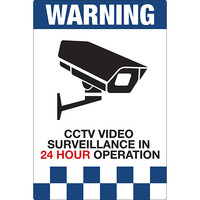 CCTV Surveillance Safety Sign 900mm x 600mm