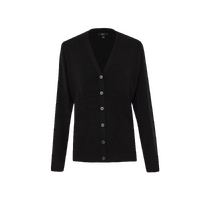 NNT Women's Acrylic Button Front Cardigan - Black